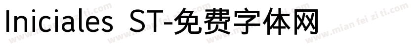 Iniciales ST字体转换
